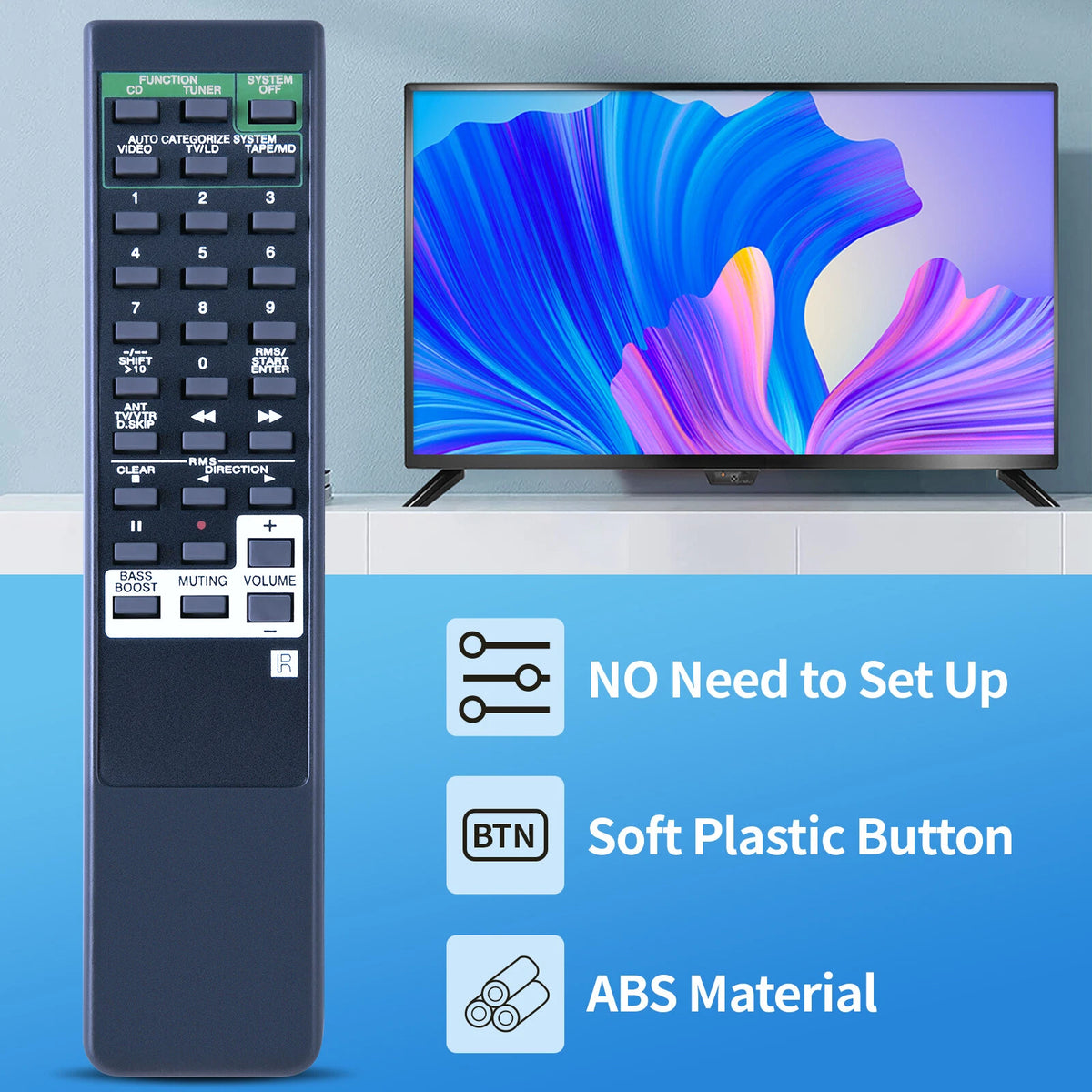 RM-U253 Remote Control For Sony Stereo Receiver STR-D36, STR-D365, STRD36