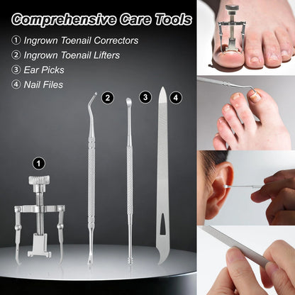 VOCOSTE 13Pcs Ingrown Toenail Kit Black