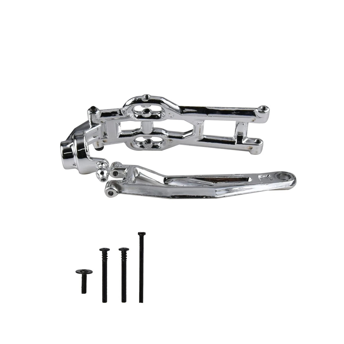 Hosim RC Car Rear Rocker Arm Parts FY-JSB02-S JS-04 X08 X07 Small, Silver