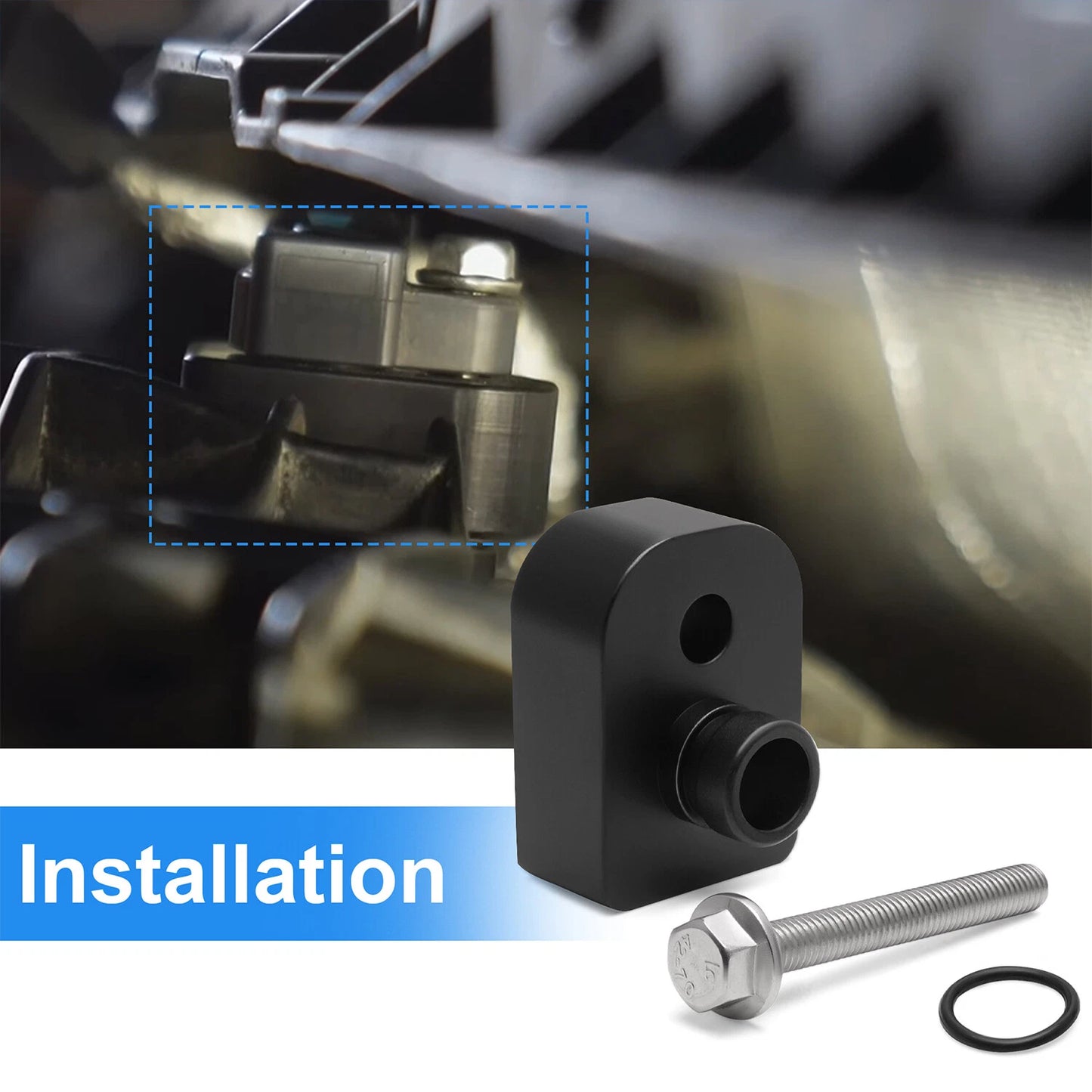 Temperature Air Intake Sensor Spacer Kit For 2011-19 Ford F250/F350 6.7L Diesel