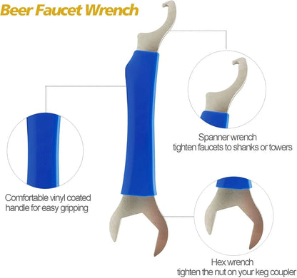 Beer Faucet Wrench Heavy Duty Tap for Draft with Hex Nut...