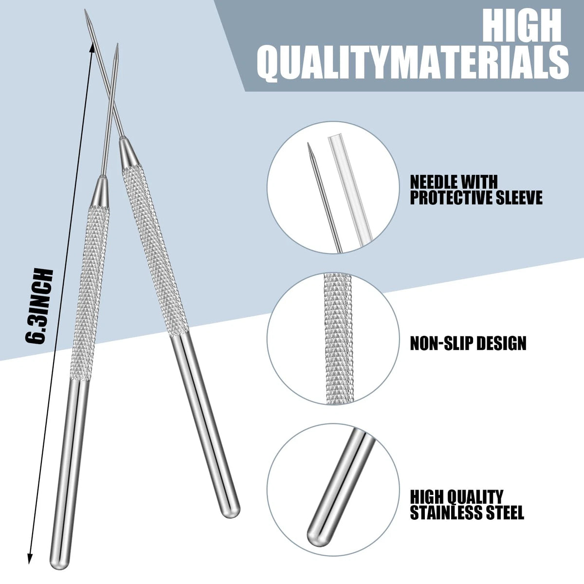 Outus 8 Pieces Clay Needle Tools Ceramic Detail Pottery Sculpture multi