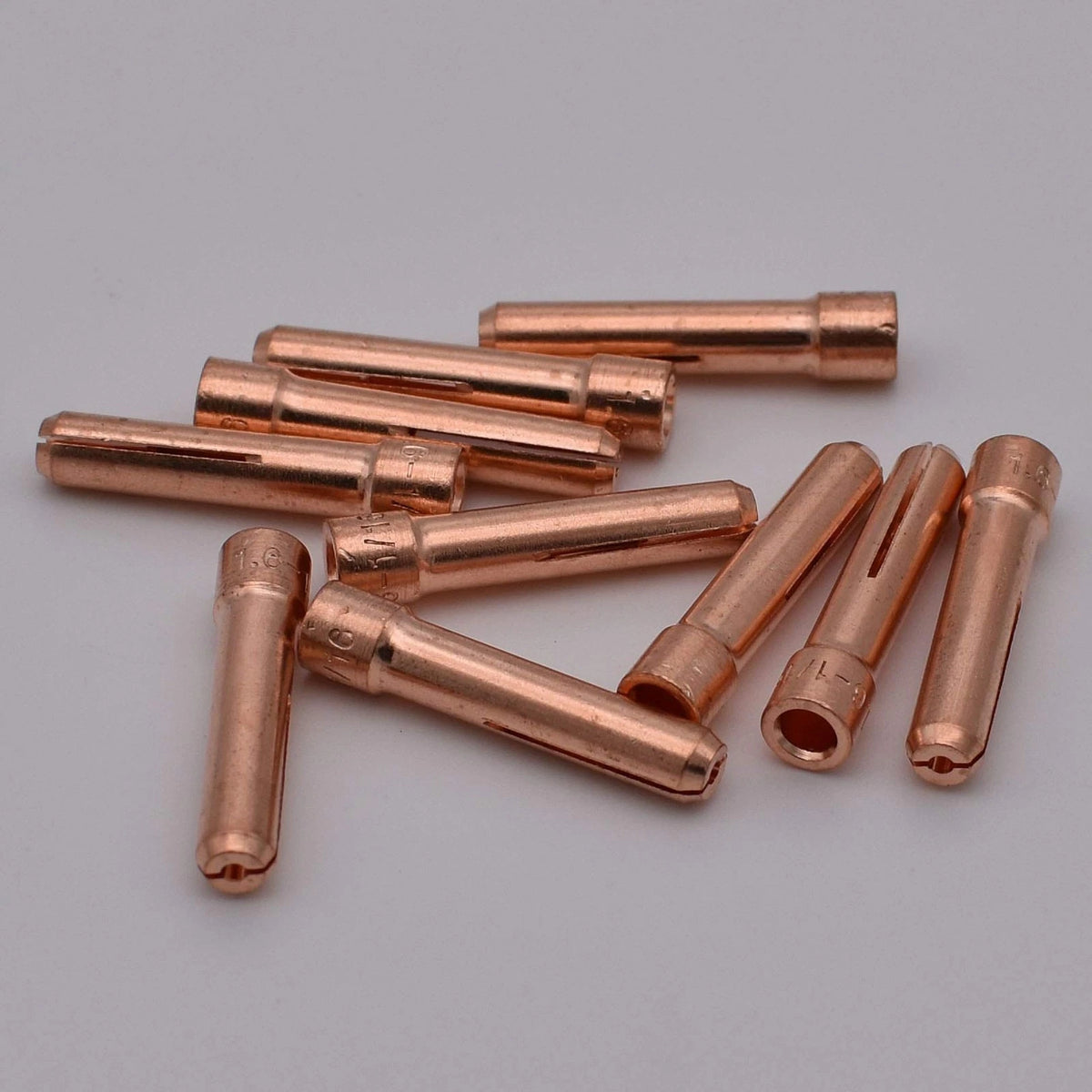 10PK TIG Stubby Collets 10N23S 1/16" & 1.6mm for WP 17 18 26 (1/16")