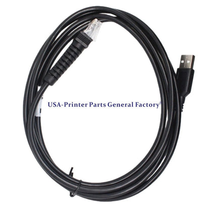 2PC USB Cable 6FT 2M For PSC Datalogic QS6500 7000 1100i 3200VS Barcode Scanner