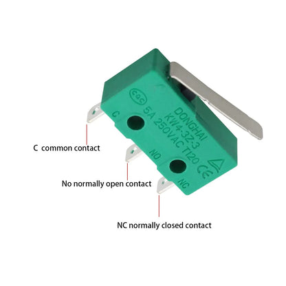 8PCS KW4-3Z-3 Micro Limit Switch KW4 3...