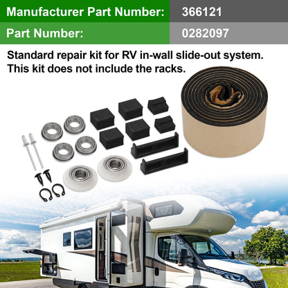 RV Slide Repair Kit, Triple Rack Repair Kit For RV In-Wall Slide-Out