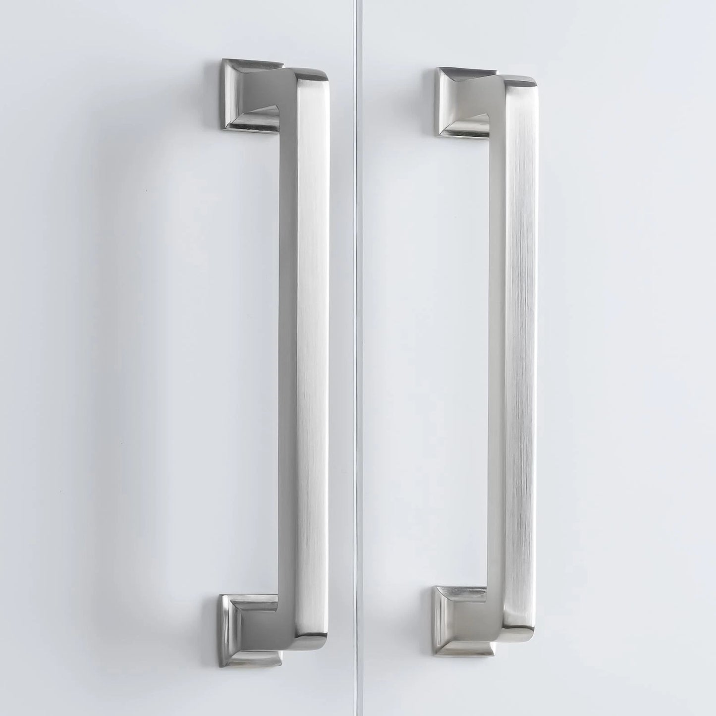 GIYURO 10 Pack Brushed Nickel 3-3/4' Hole Center(96mm),