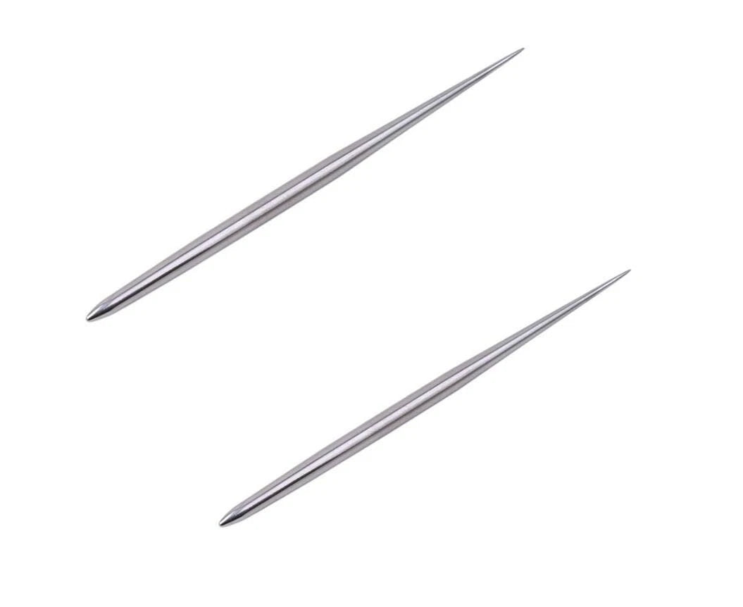 Evwoge Stainless Steel Needles Detail Tool for 1 Count (Pack of 2), silver
