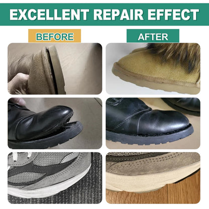 Shoe Glue, Professional Grade Flexible Repair Adhesive - 20ml x 2, Clear