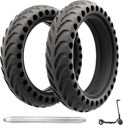 8.5x2 '' inch solid tires for electric scooters. This tire is 8.5Inches