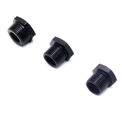 3Pcs 1/2-28 to 3/4-16, 13/16-16, 3/4 NPT Thread Adapter Oil Filter Hose Reducer