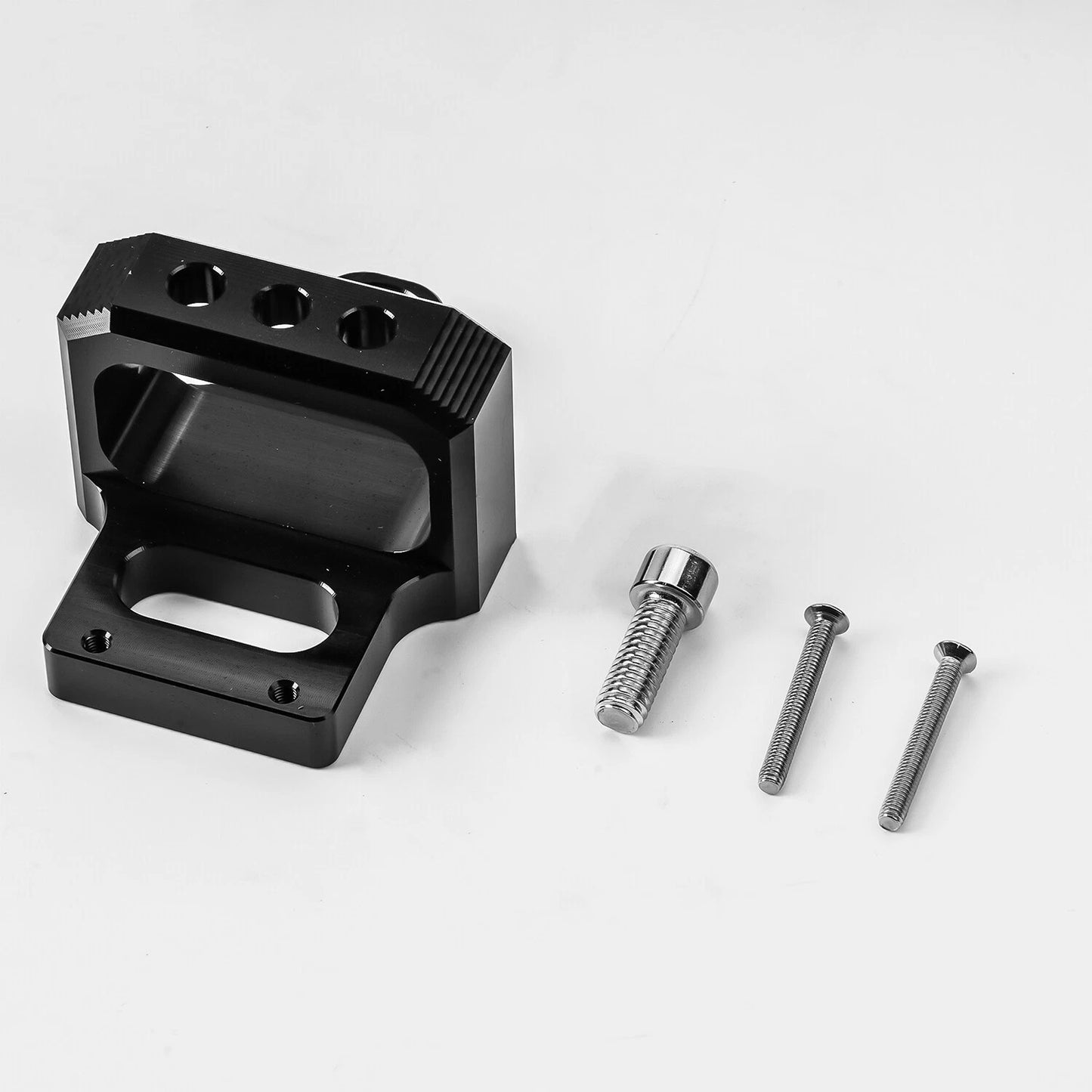 For Mac AEM Boost Controller Solenoid Valve Mount Holder Bracket Billet 3 Port