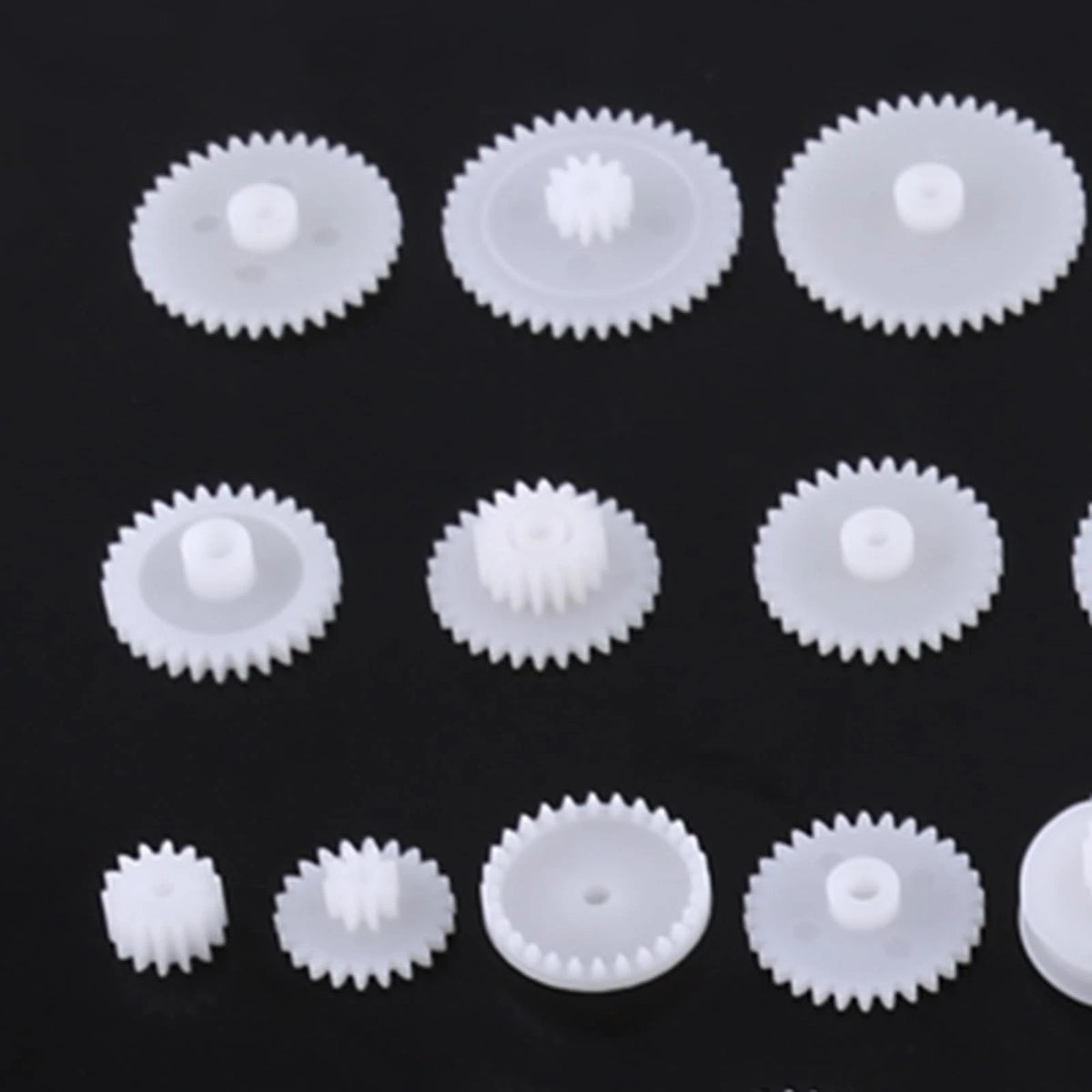 Fayelume Plastic Gears, Gears Toy, Double Gear Motor, 64 kinds kit, #-03