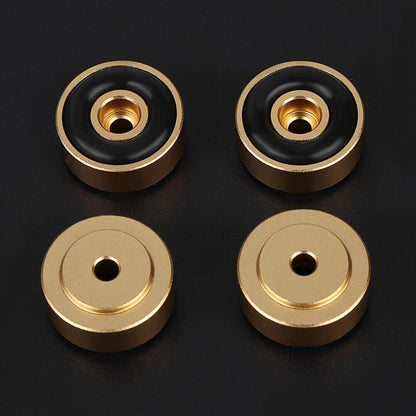 4pcs 20x8mm Aluminum Isolation Feet Stand For CD Turntable Radio AMP Amplifier D