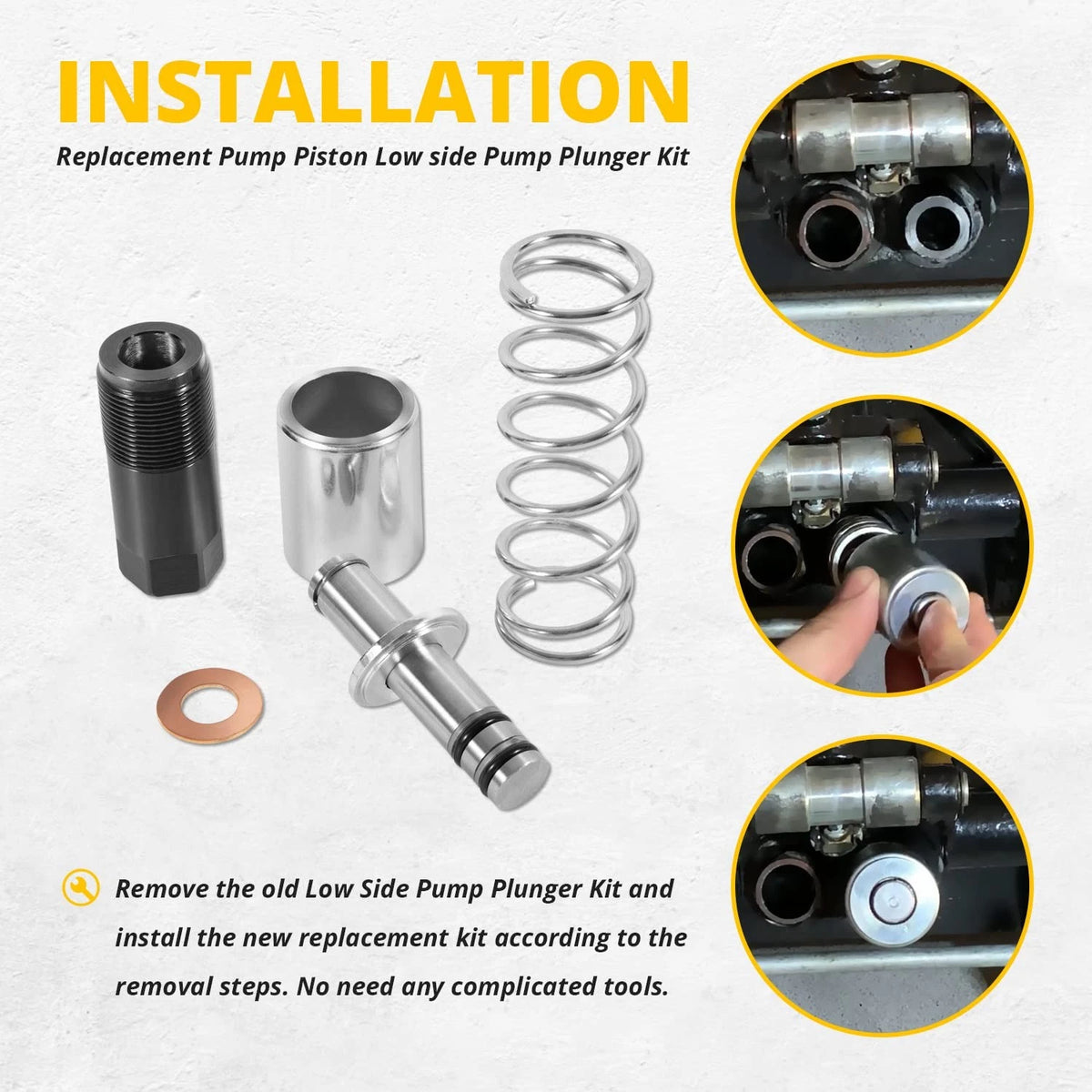 Replacement Pump Piston Low Side Plunger Kit- Smaller One - Fit for...