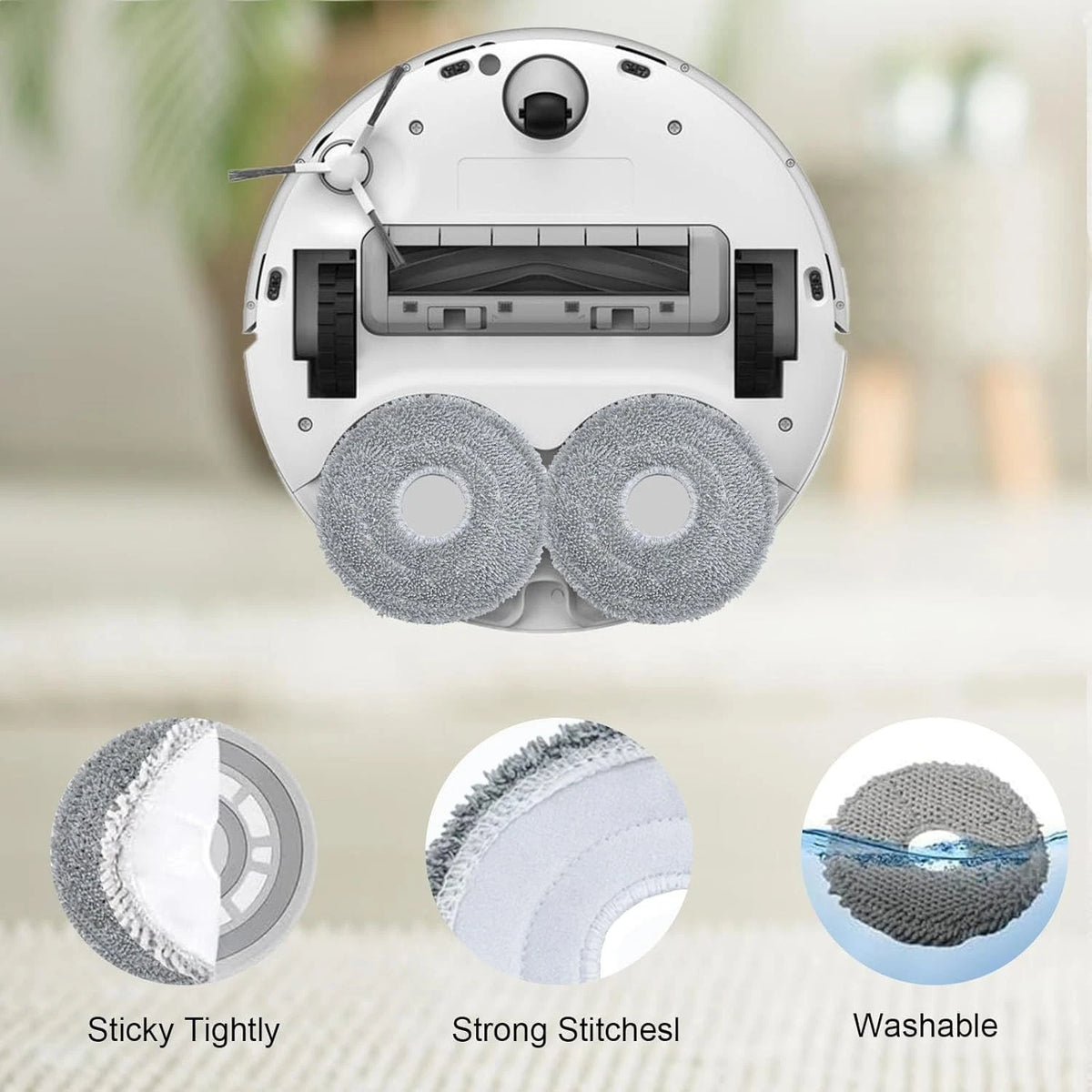 22 Pcs Replacement Parts for Dreame L10s Ultra Robot Vacuum Accessories Gray