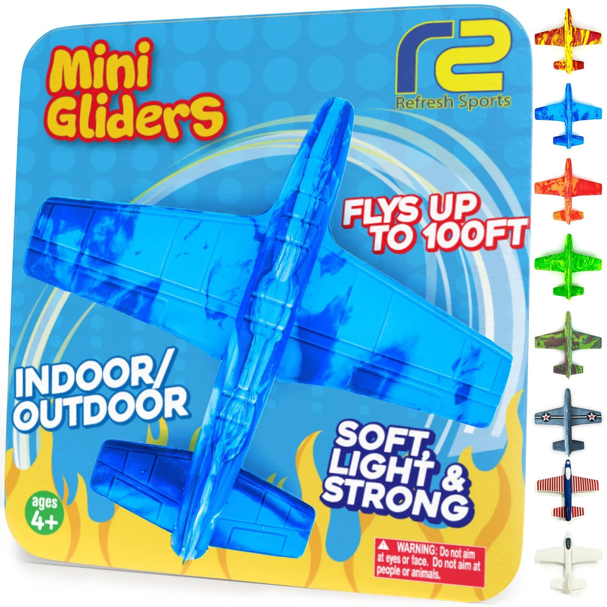 Airplane Toy Foam Airplanes for Kids - Best Summer Gift Boys Small, Blue