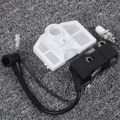 Ignition Coil + Air Filter+Spark Plug For 4500 5200 5800 45/52 /58cc Chainsaw