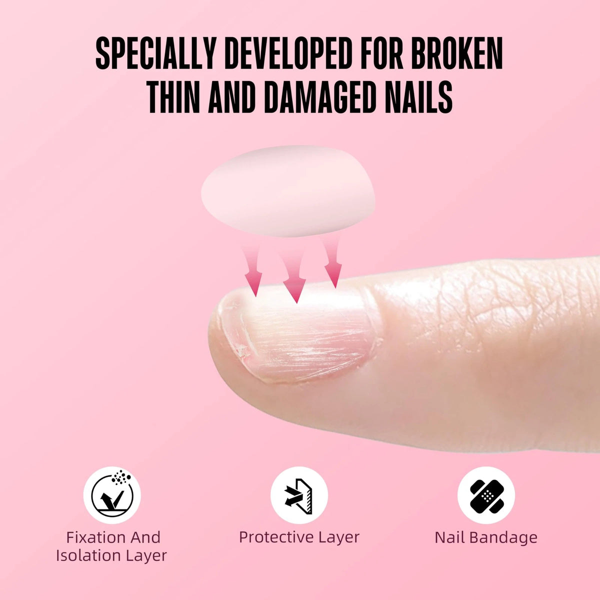 NOVO OVO Pre-cut Nail Shaped Medium, Various Sizes Repair Sheet
