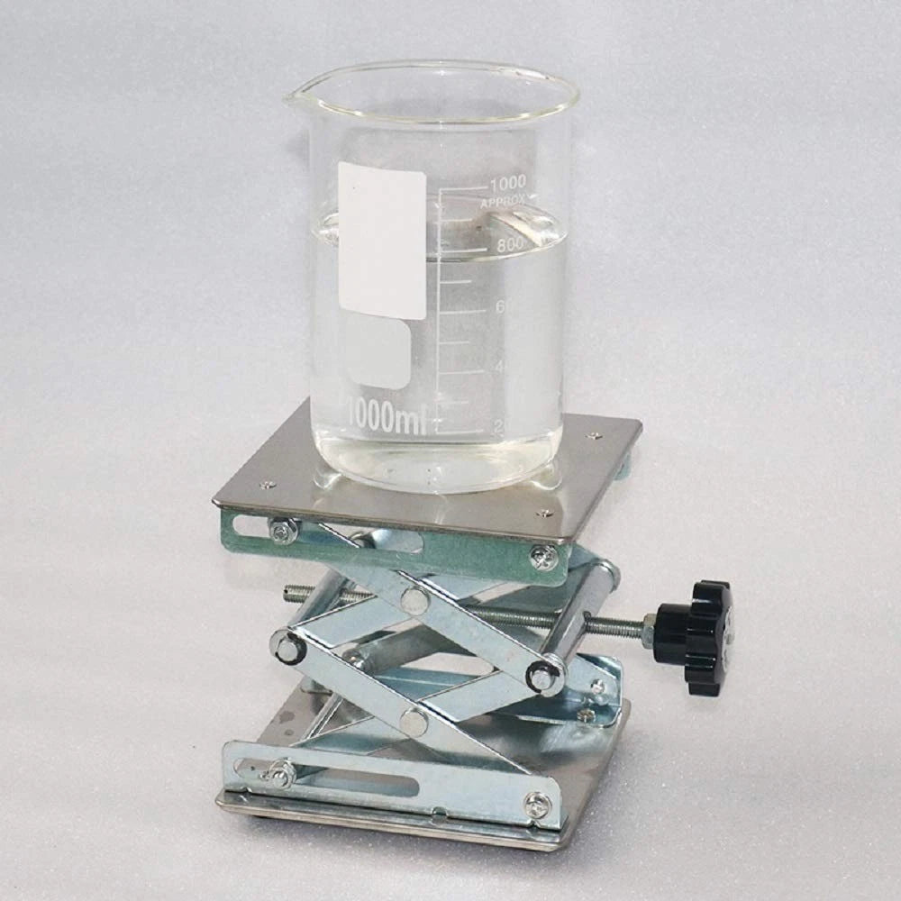 Stainless Steel Lab Jack Lift Stand Table Scissor Platform (6" 6x6 Inch