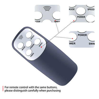 Replacement Remote Control For KEPLIN Pedestal Fan