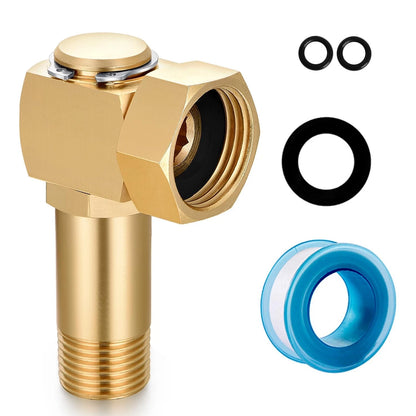 SIGURANTA Garden Hose Reel Replacement Fitting,Brass 3/4"GHT 3/4 inch, 1 PCS
