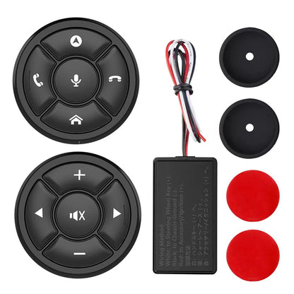 Universal Wireless Remote Control Button Car Steering Wheel Controller Part