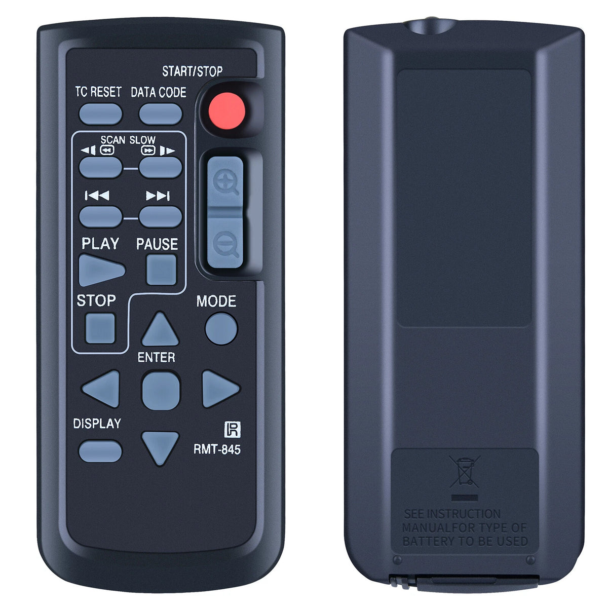 RMT-845 Wireless Replace Remote Control For Sony Cameras Camcorder -Black