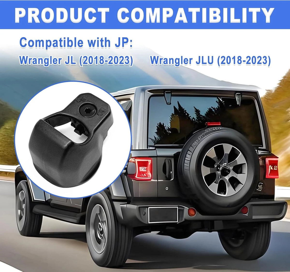 Backup Camera Bezel Trim Rear View Cover Case Black Aluminum Wheels...