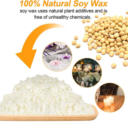 BBAXI Candle Making Kit - 32oz Pouring Pot, 16oz Soy making kit,