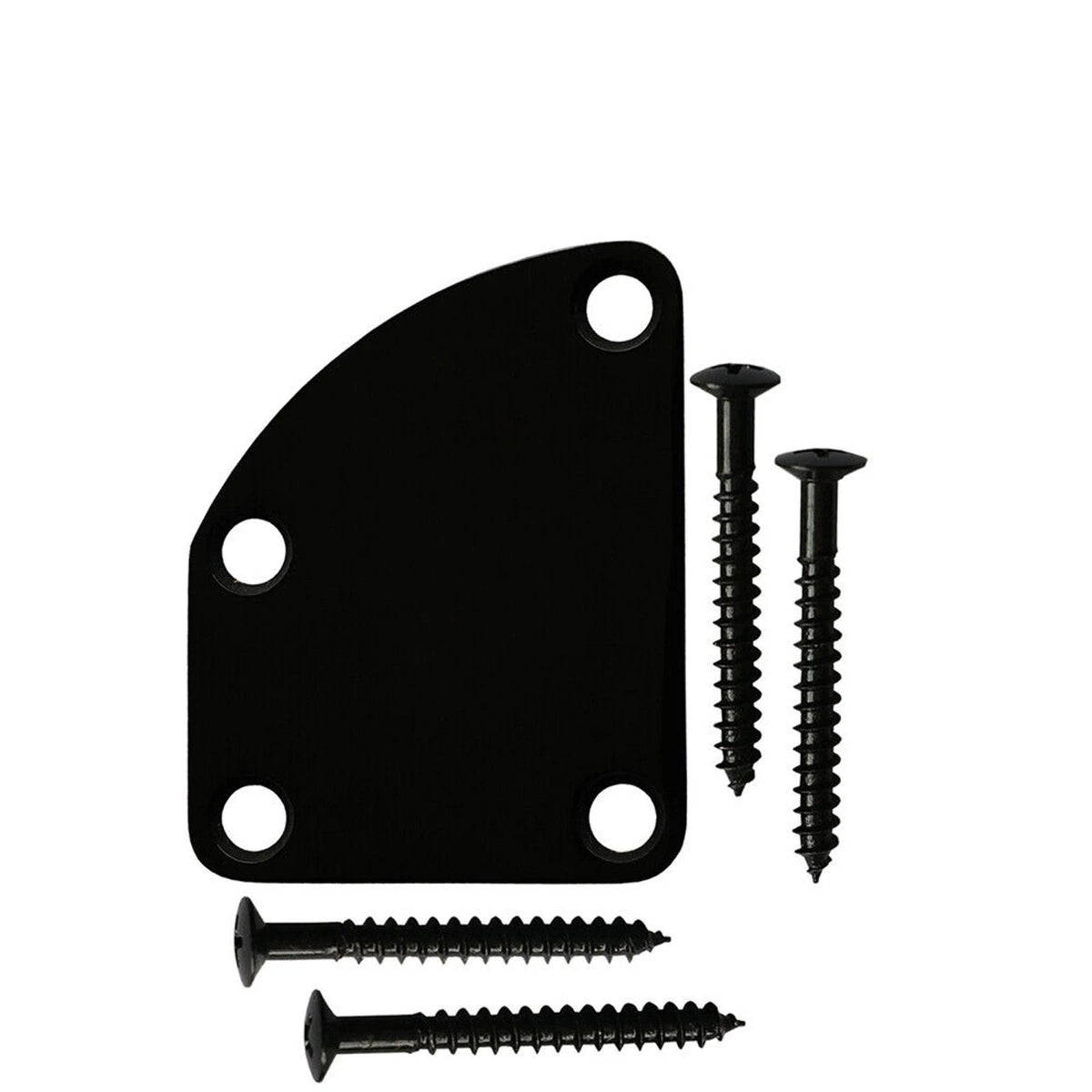 4-Hole Electric Guitar Neck Plate Cutaway Neck Joint Plate for Strat Tele Bass d