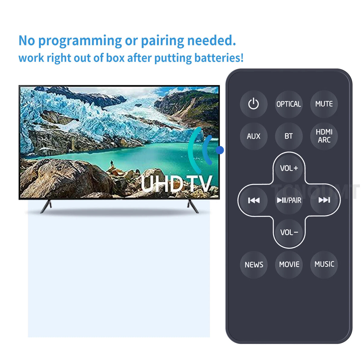 Remote Control For Sharp HT-SBW110 HT-SB110 HT-SB115 92LRC105001372 Soundbar