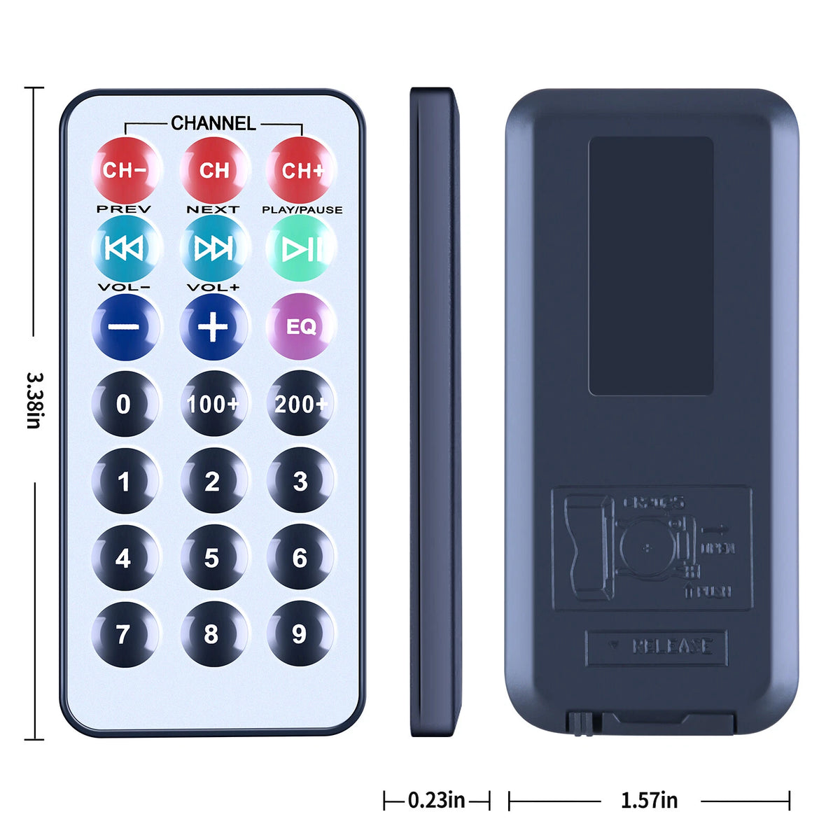 Replace Remote Control For Ion Audio Total PA Max Speaker Bluetooth PA System