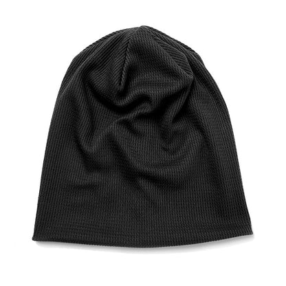 Black Men Women Baggy Cap Slouch Oversize Hat Ski Beanie Winter Knit Warm G