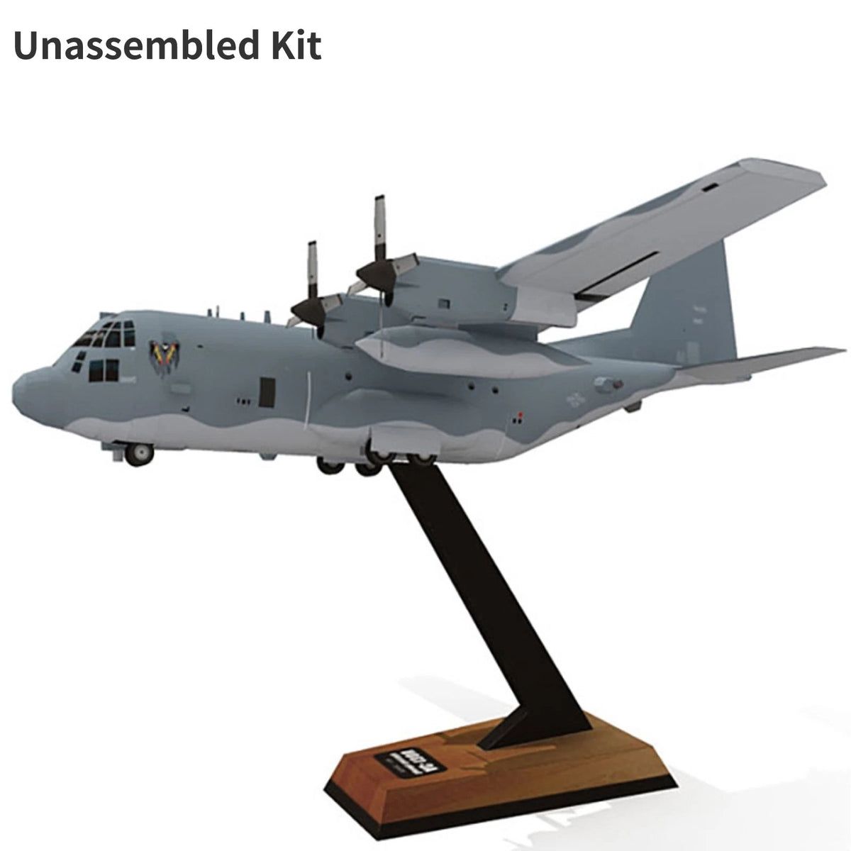 Unassembled Lockheed AC-130U Ghost Aerial Gunship Model Aircraft Paper Model