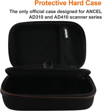 ANCEL Protective Case Storage Bag for OBD2 Scanner Code Reader EVABAG, Black