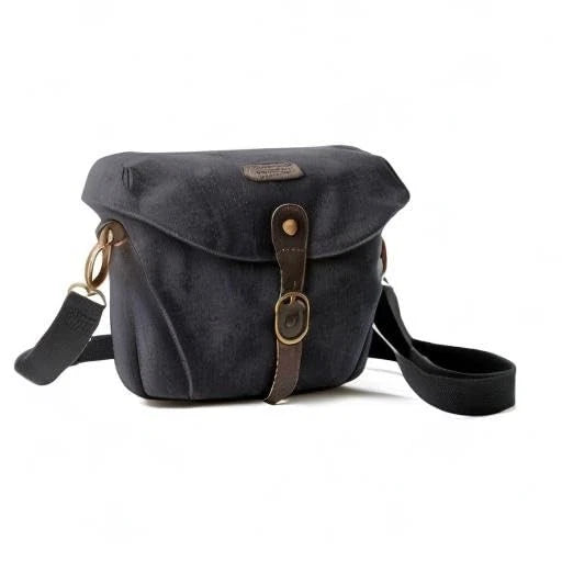 BAGSMART Camera Bag, SLR DSLR Canvas Crossbody Case, Medium, 01-Black