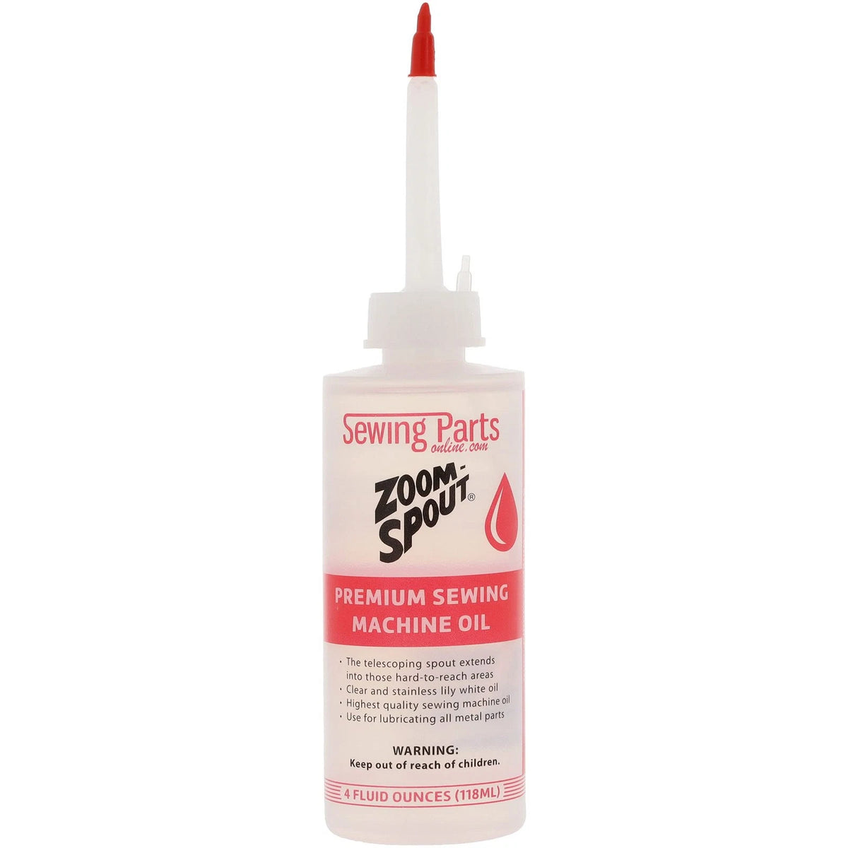 Premium Sewing Machine Oil with Zoom Spout Oiler | 4FL OZ of Stainless Lily...