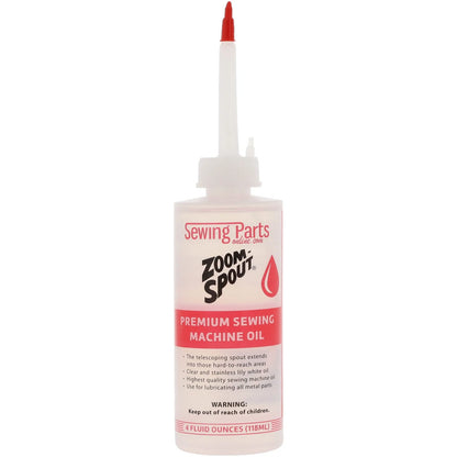 Premium Sewing Machine Oil with Zoom Spout Oiler | 4FL OZ of Stainless Lily...