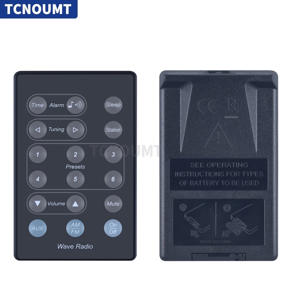 For Bose Wave Radio Remote Control AWR1-1W AWR1-2W AWR113 AWR131 Black