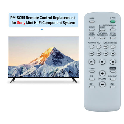 RM-SC55 Remote Control For Sony System Audio MHC-EC55 EC77 CX99 HCD-EC55