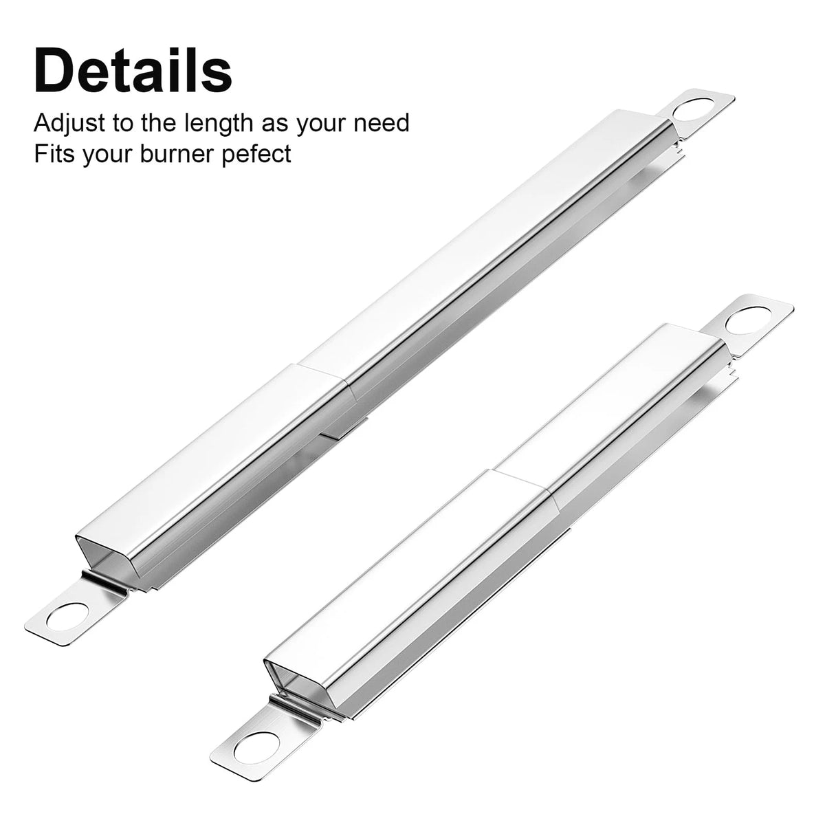 Uniflasy 304 Stainless Steel Carryover Tubes Adjustable Crossover Tube
