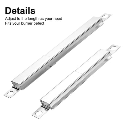 Uniflasy 304 Stainless Steel Carryover Tubes Adjustable Crossover Tube