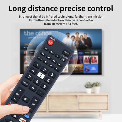 NH424UP Remote Control For Sanyo TV 50MV387Y/F7 43MV347X 55MV387Y/F7