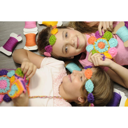 4M Easy-to-Do Crochet Kit - DIY Knitting Set for Beginners & Kids Multicolor