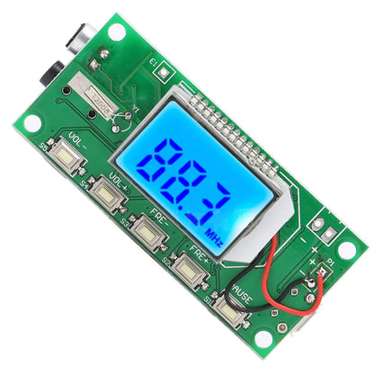 1* FM Module PCB Board W/LCD Display Digital FM Radio Projects Accessories