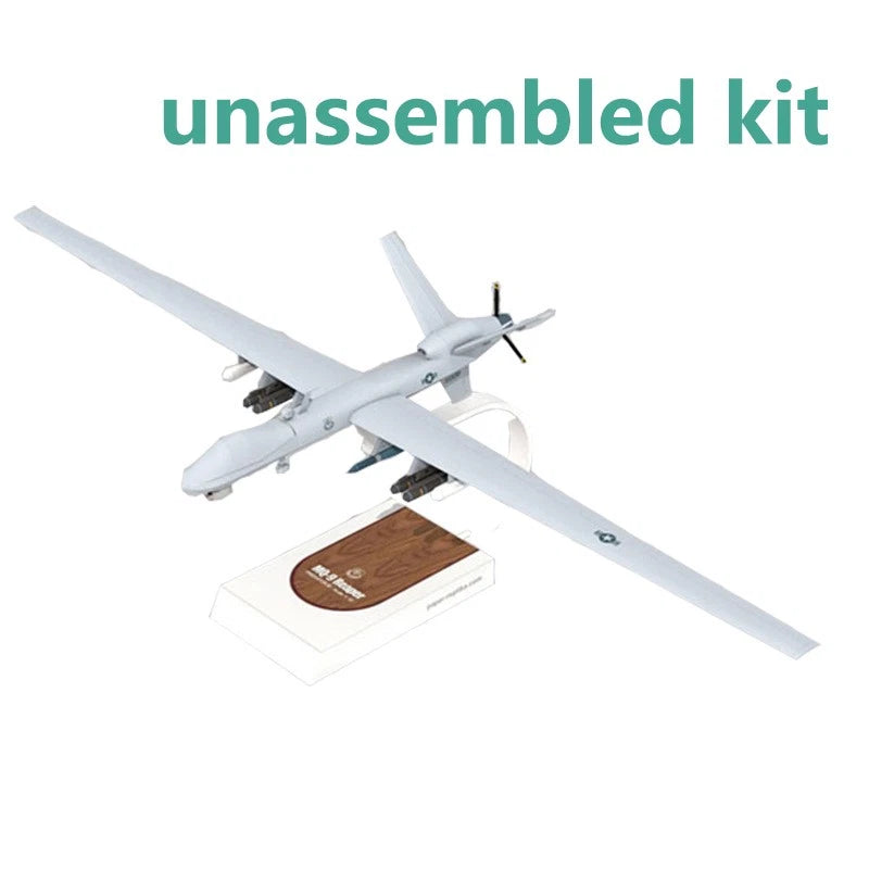 1/32 MQ-9 Reaper UAV Plane Paper Model Military Aircraft Unassembled Gift/Decor