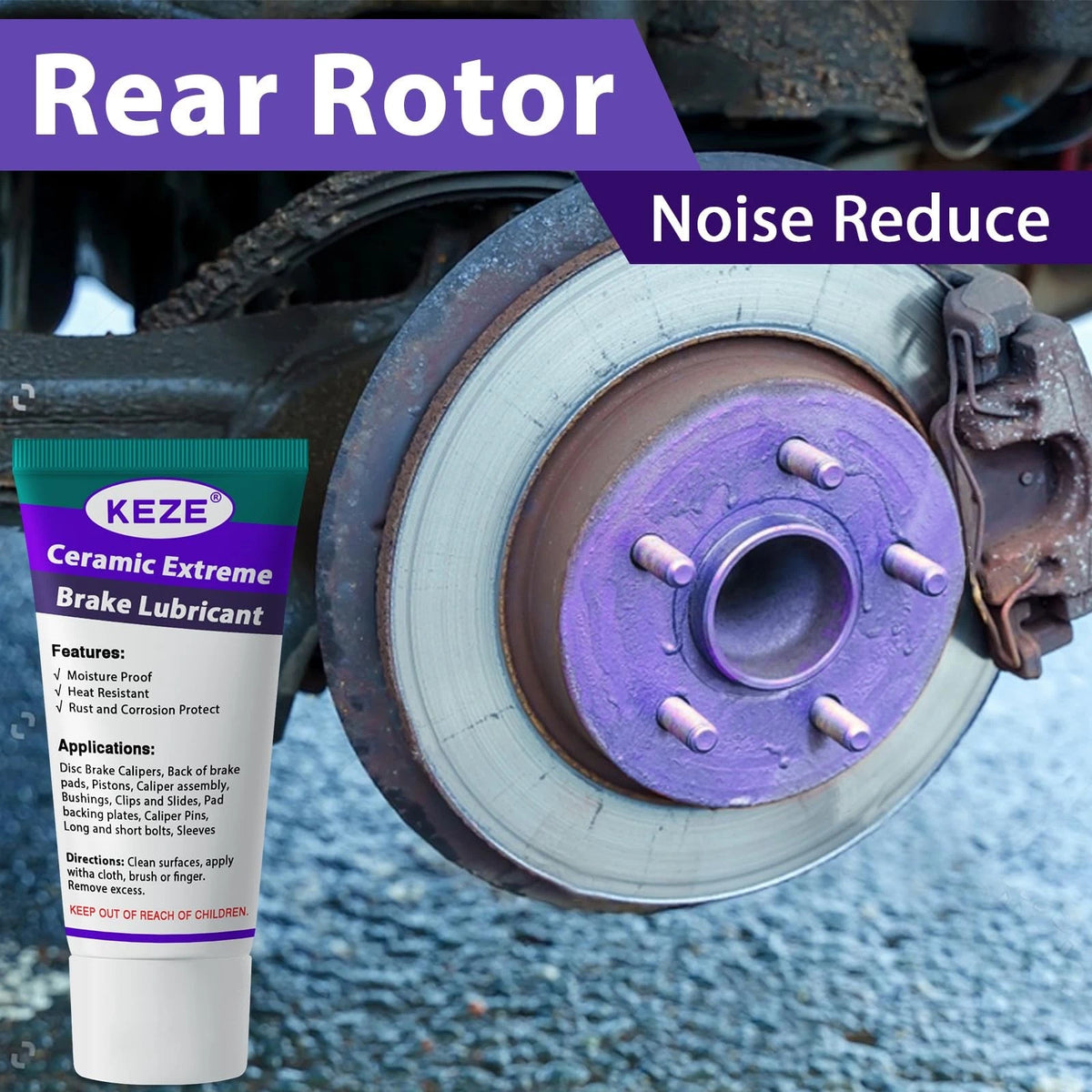 Keze Ceramic Brake Grease Lubricant for 1 Pack,