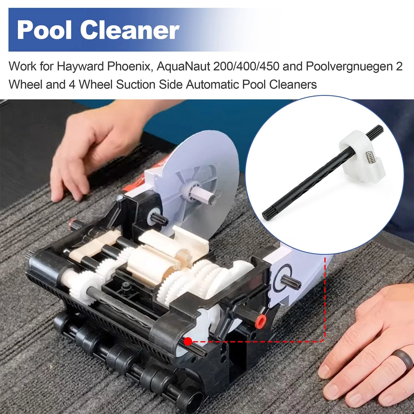 Steering Bracket Roller PVXH011SA for Hayward Phoenix AquaNaut 200 400 450