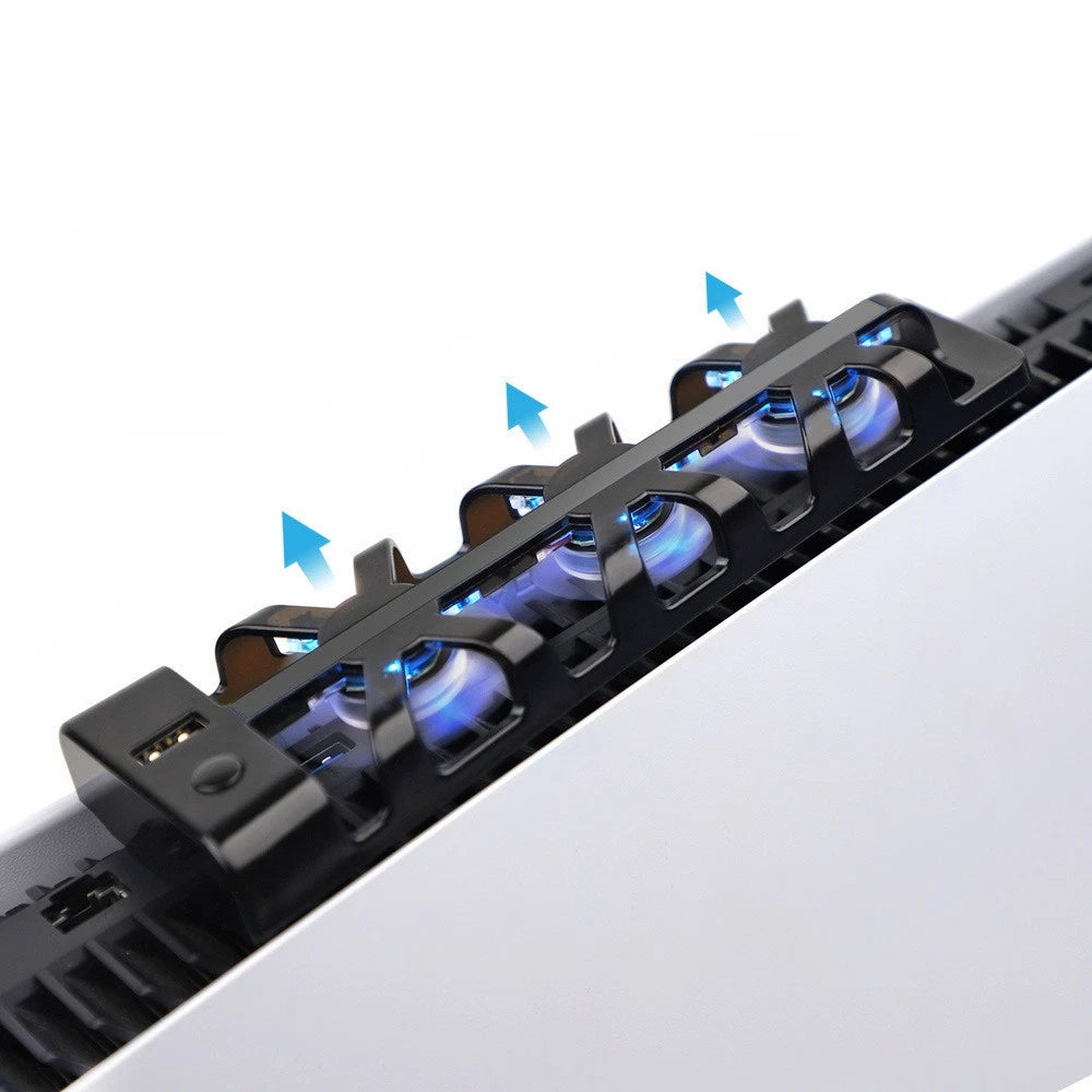 5V USB External Cooling 3 Fan For PS5 Exhauster Digital Edition/Ultra HD Console